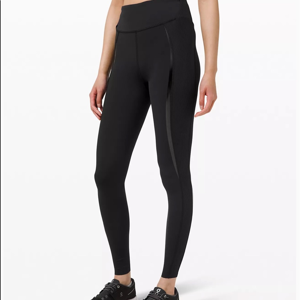Gloss Trim Run Super-High-Rise Tight 28"
